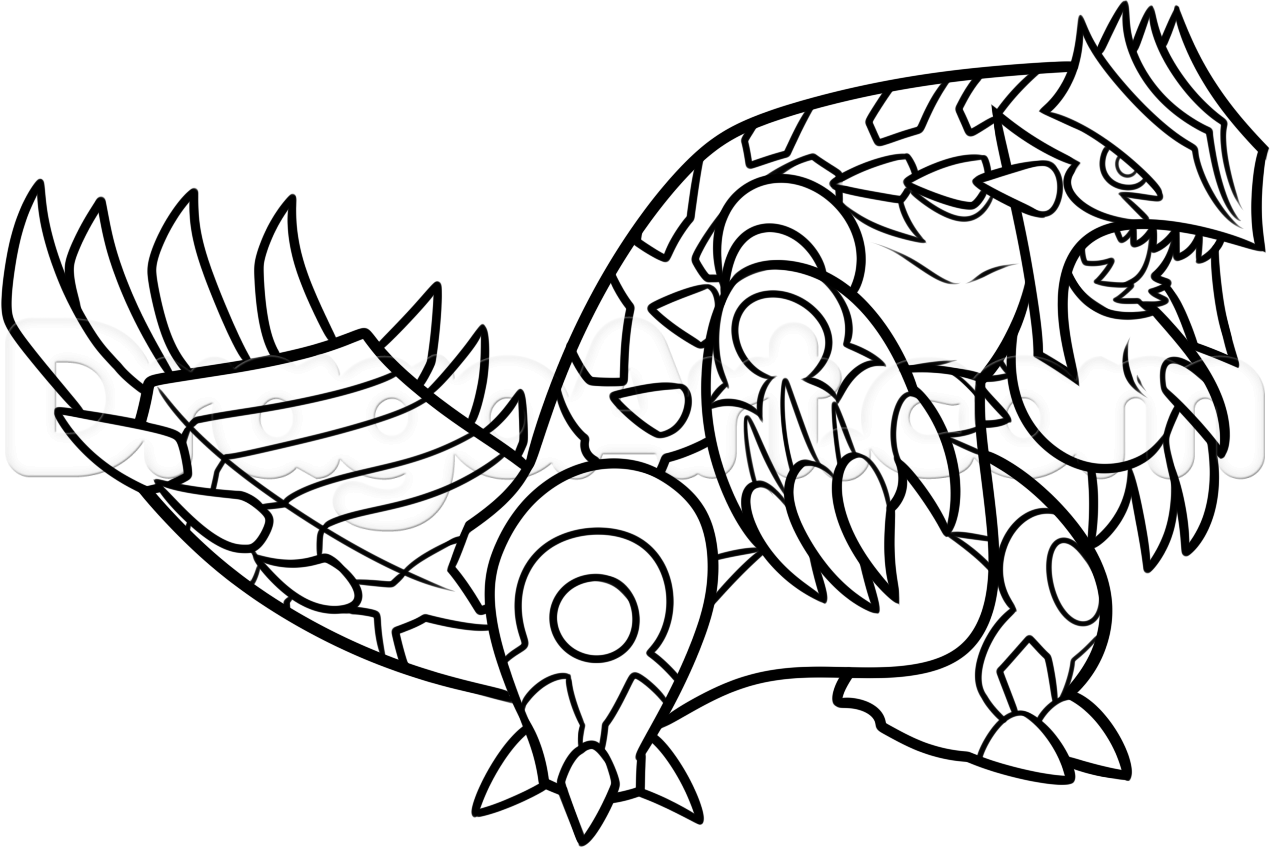 Primal Kyogre Coloring Pages High Quality Coloring Pages Coloring Home