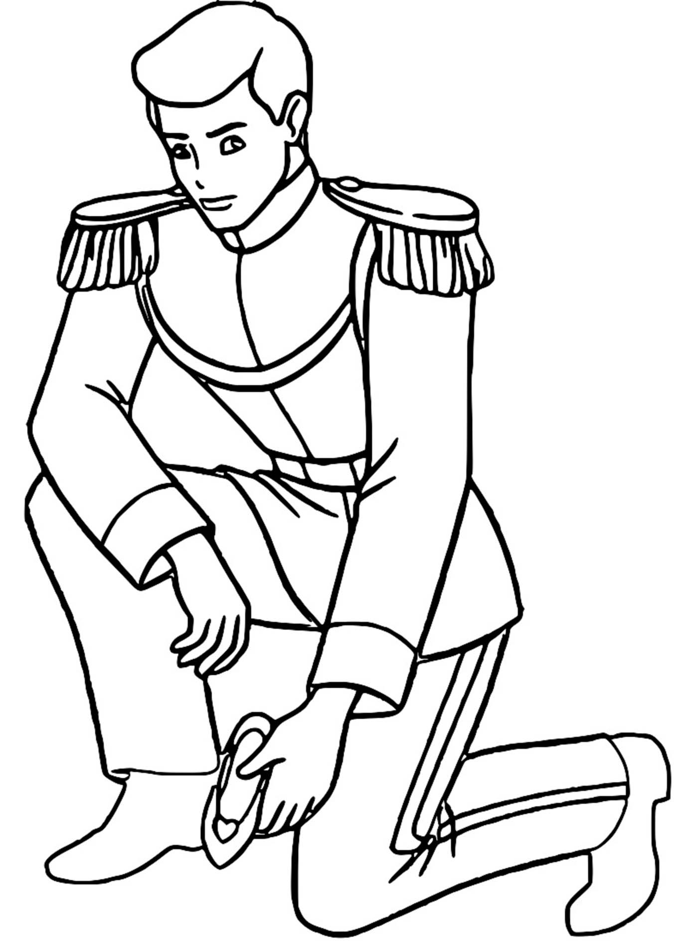 Prince Charming Coloring Page 4 Wecoloringpage