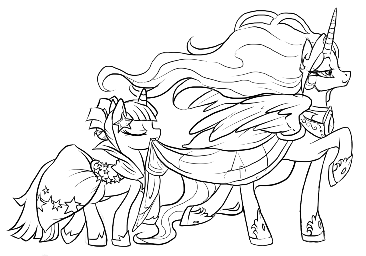 Princess Celestia Coloring Pages Best Coloring Pages For Kids