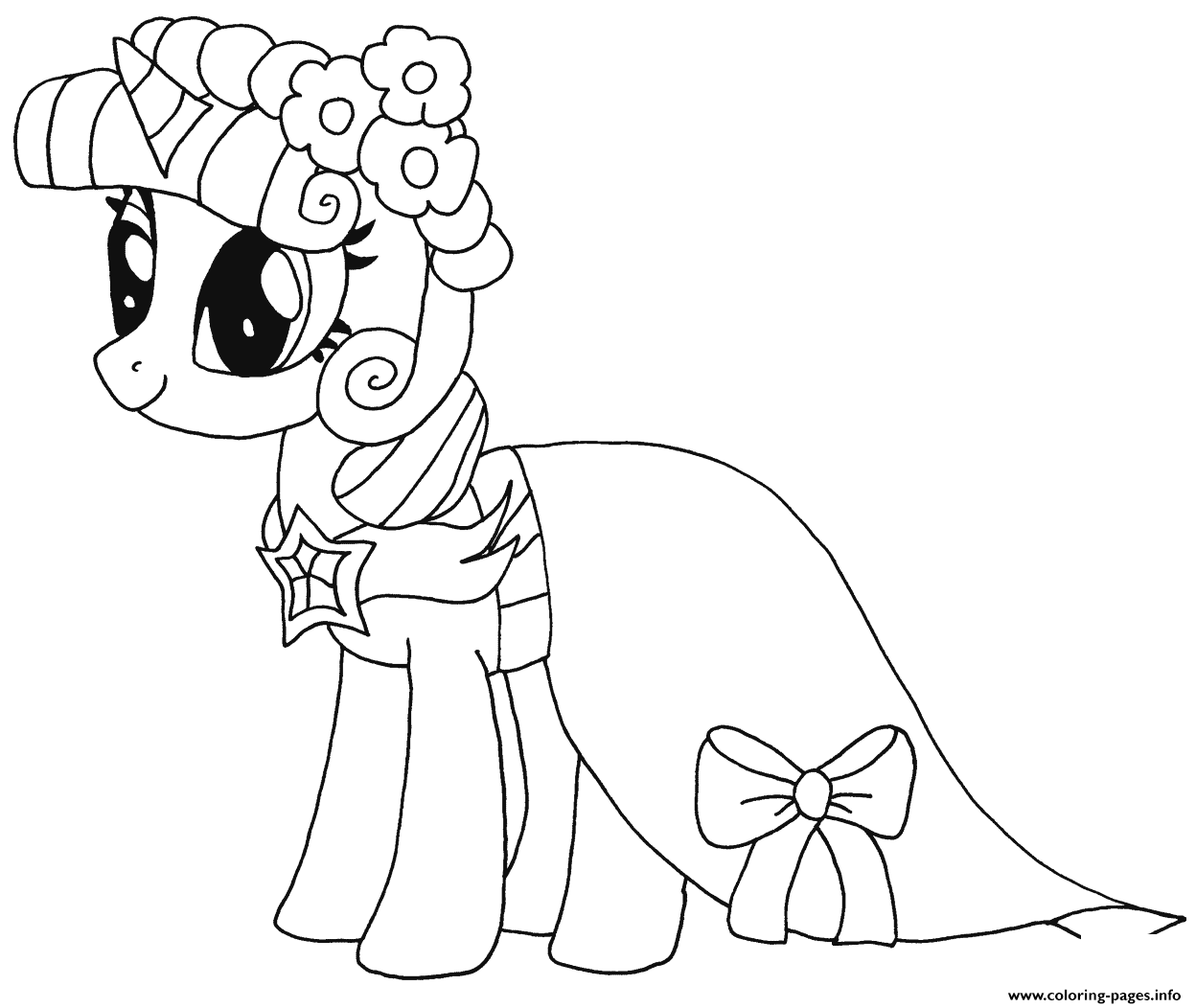 Mlp Twilight Coloring Pages
