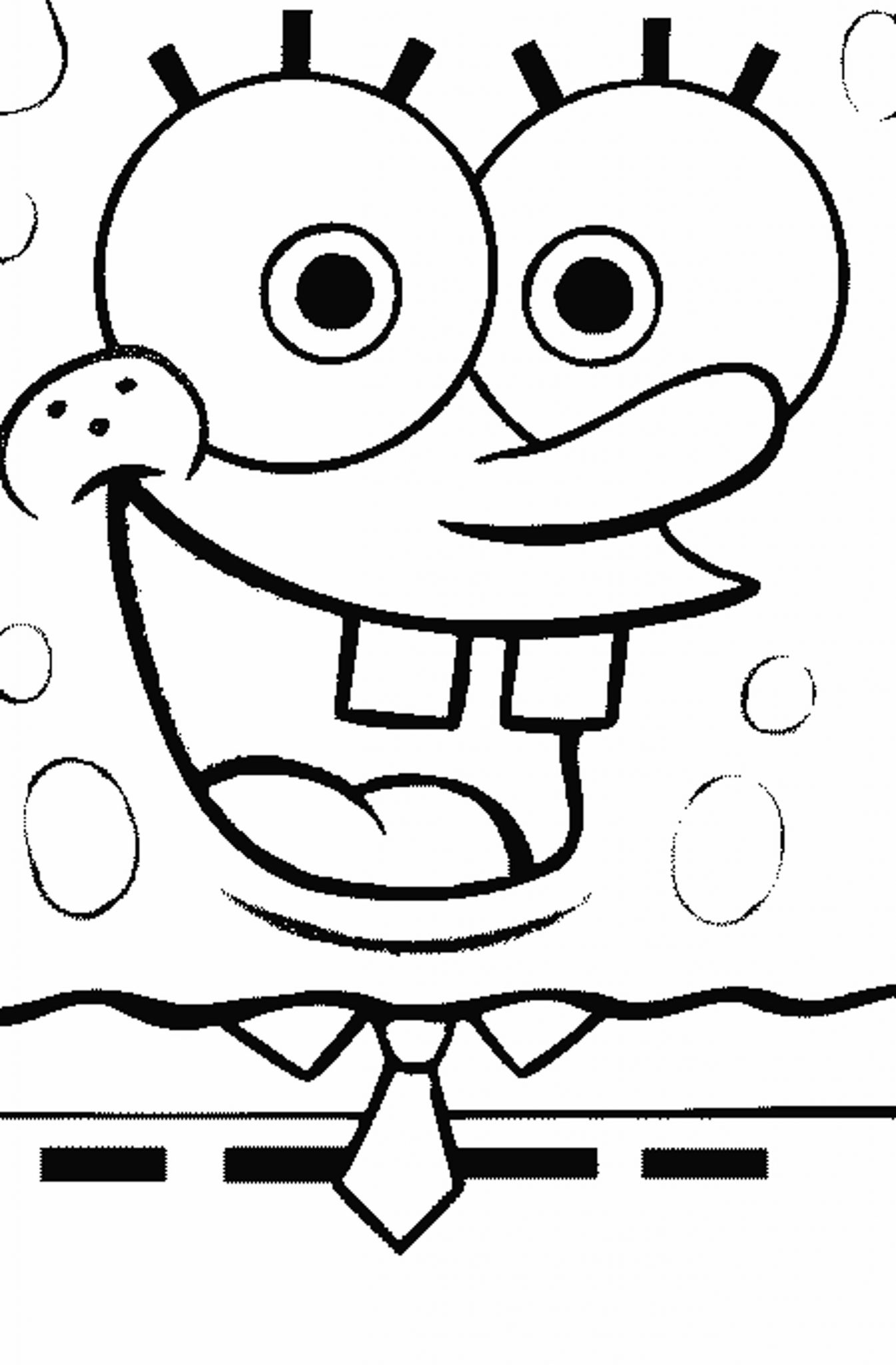 Spongebob Free Coloring Pages