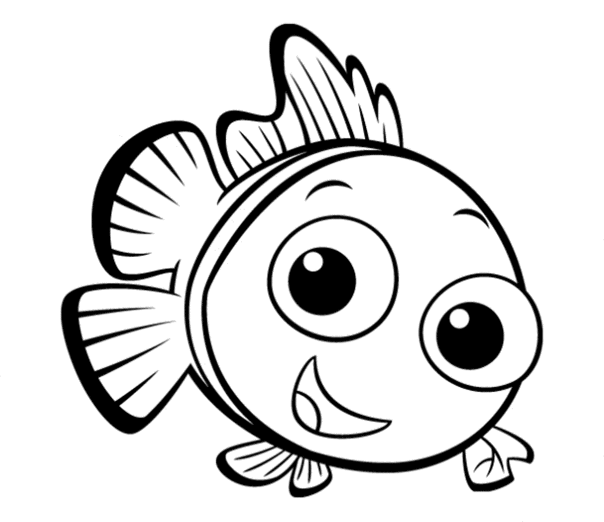Fishface Coloring Pages