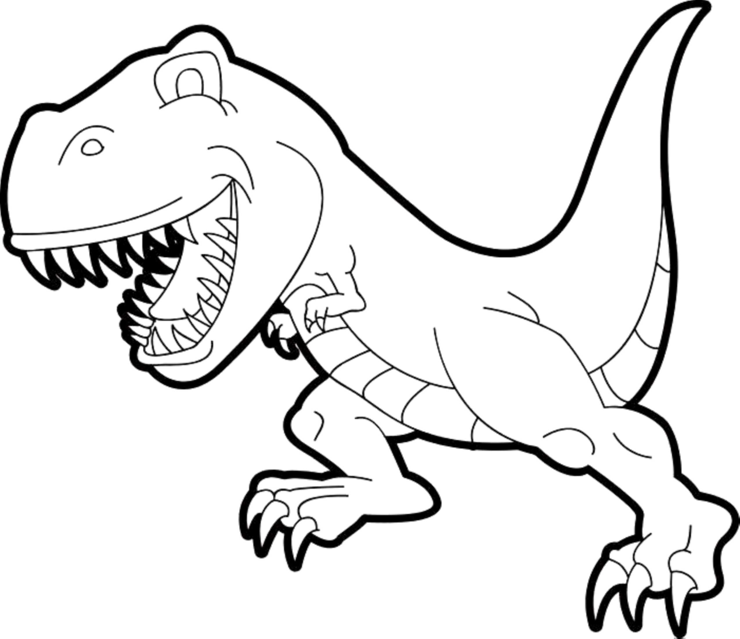 T-Rex Coloring Page