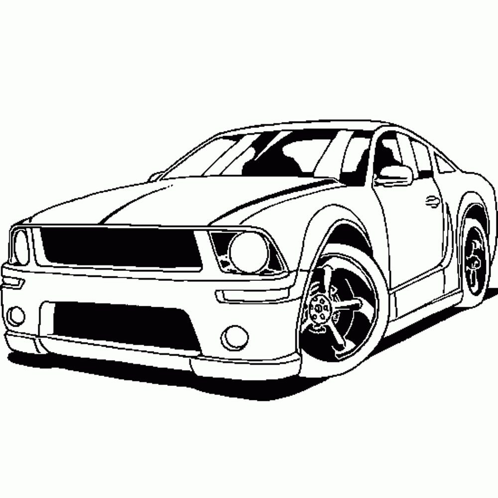 Free Car Coloring Pages
