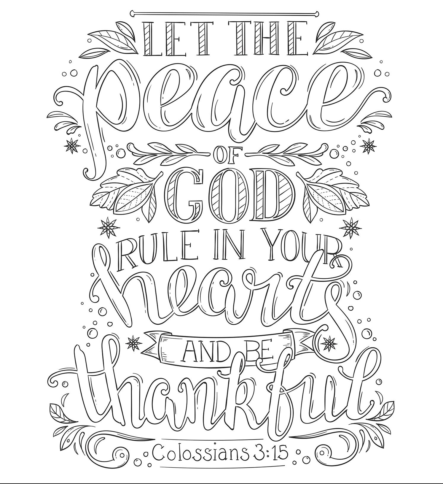 Adult Scripture Coloring Pages