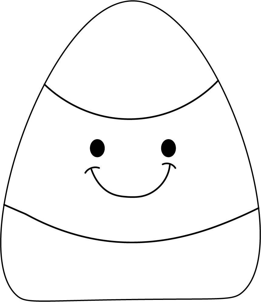 Printable Candy Corn Coloring Pages