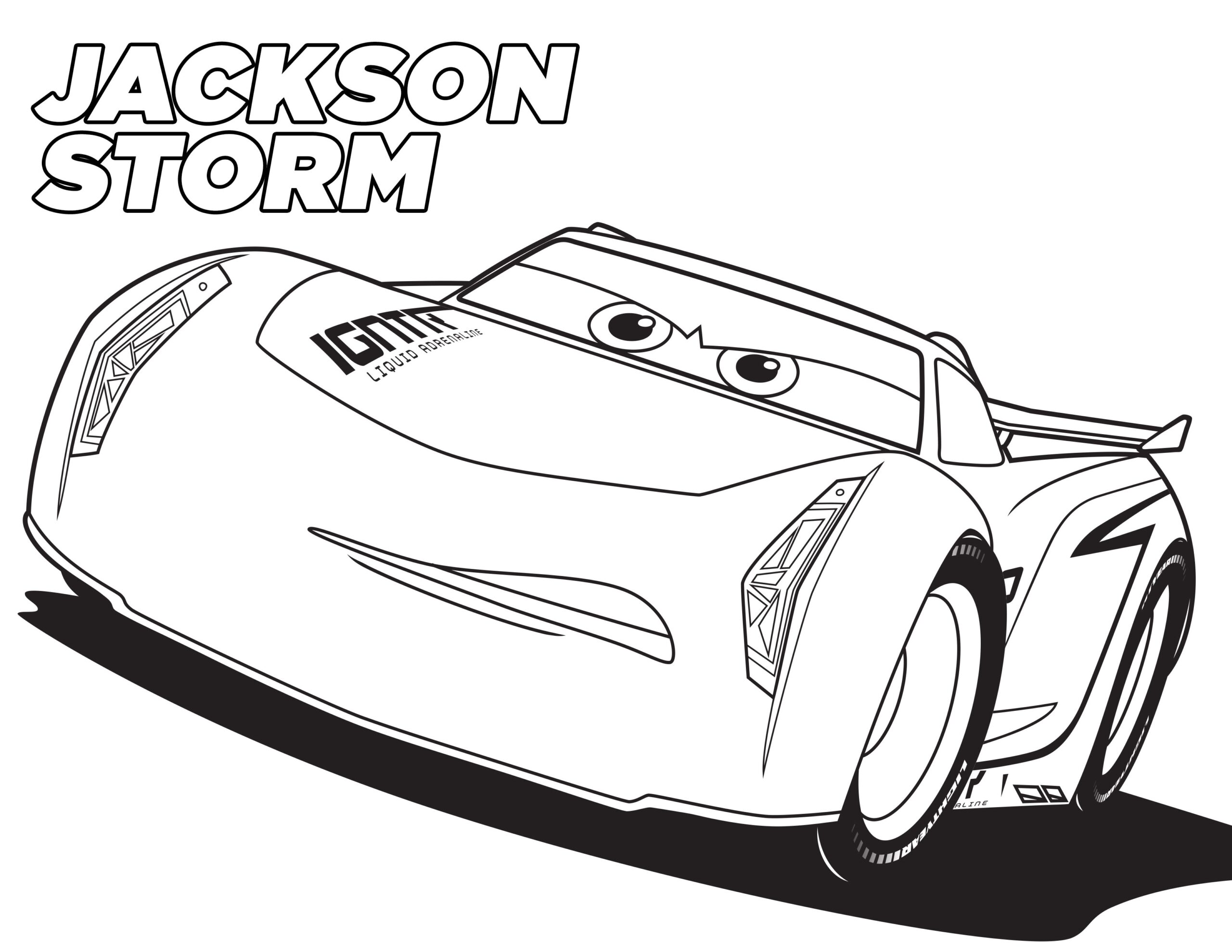 Printable Cars 3 Coloring Pages