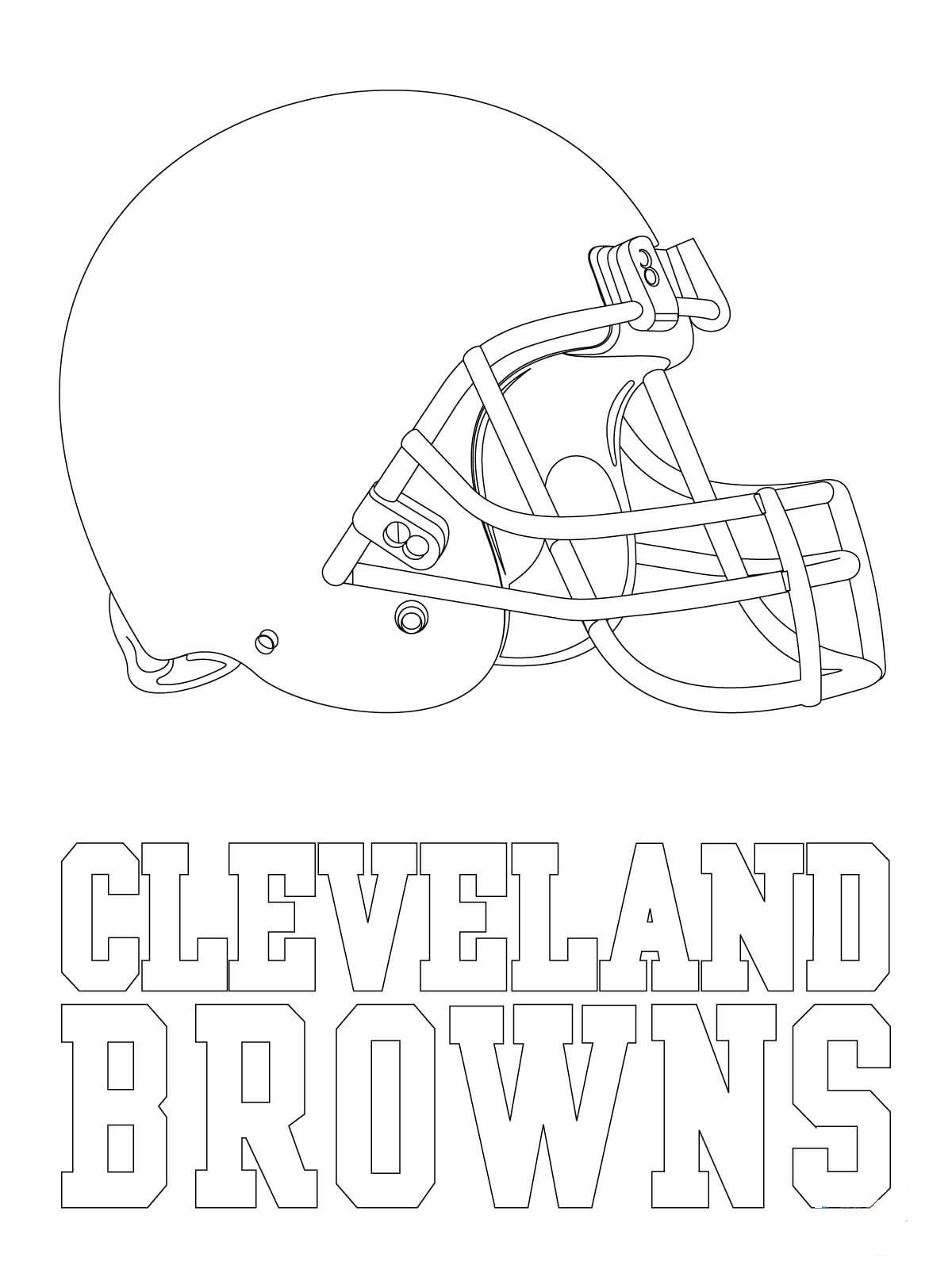 Printable Cleveland Browns Coloring Pages Pdf Ideas Coloringfolder Imagenes De Futbol