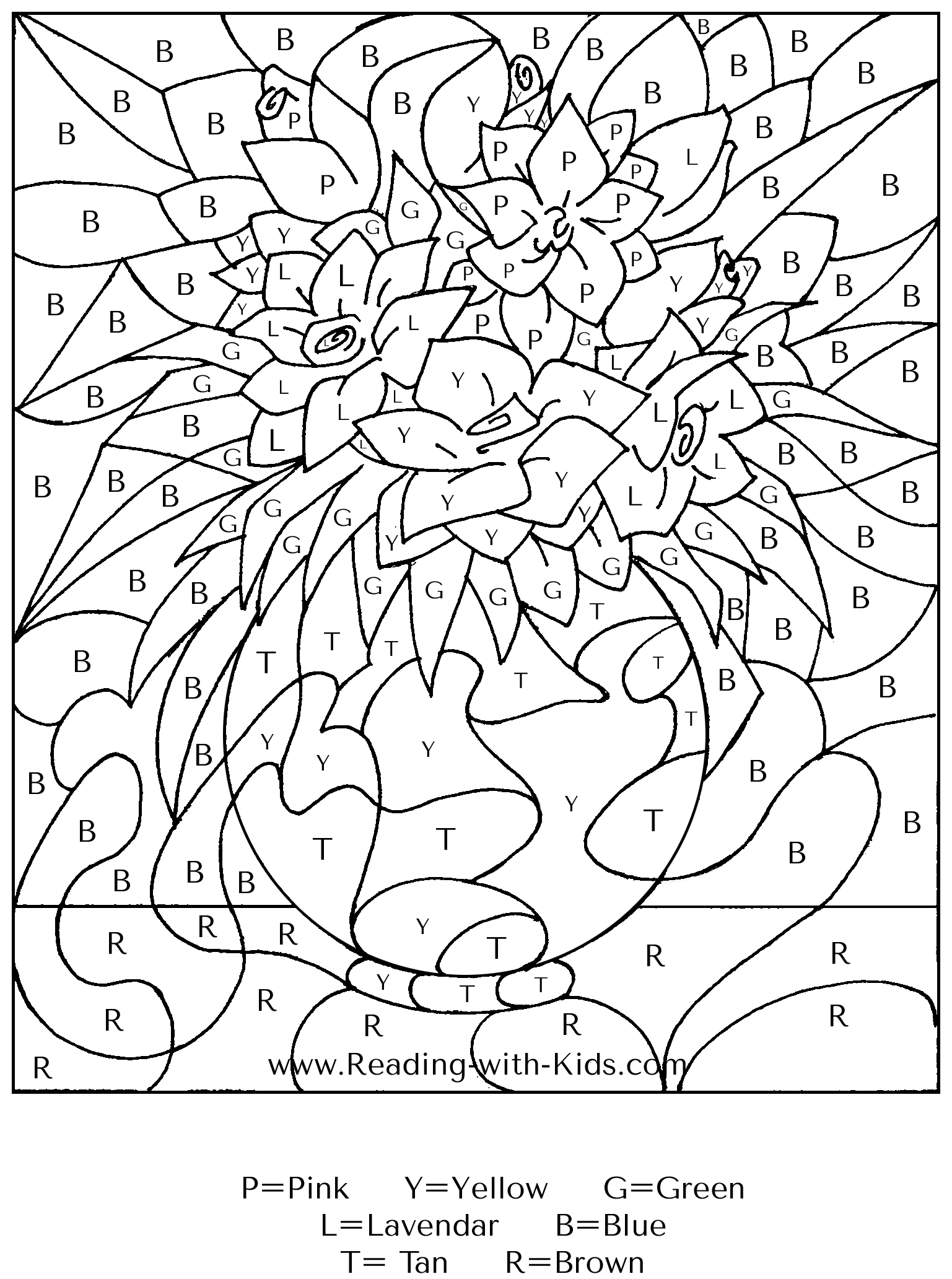 Printable Color By Number Coloring Pages For Adults At GetDrawings Free Download