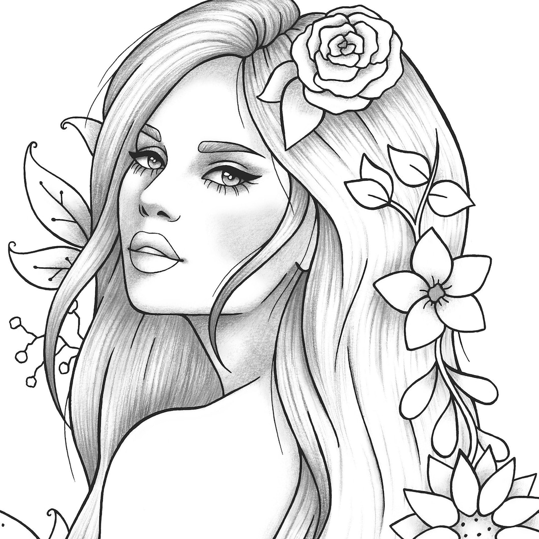 Coloring Pages Portraits