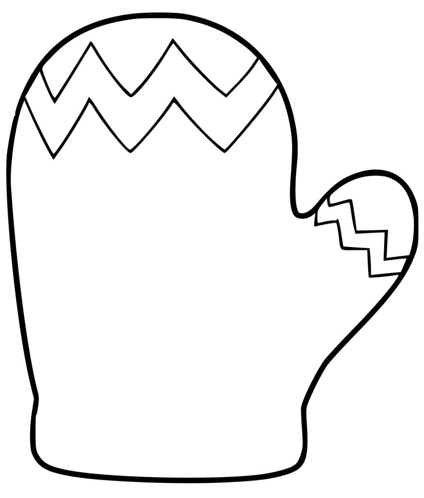Printable Coloring Pages Mittens