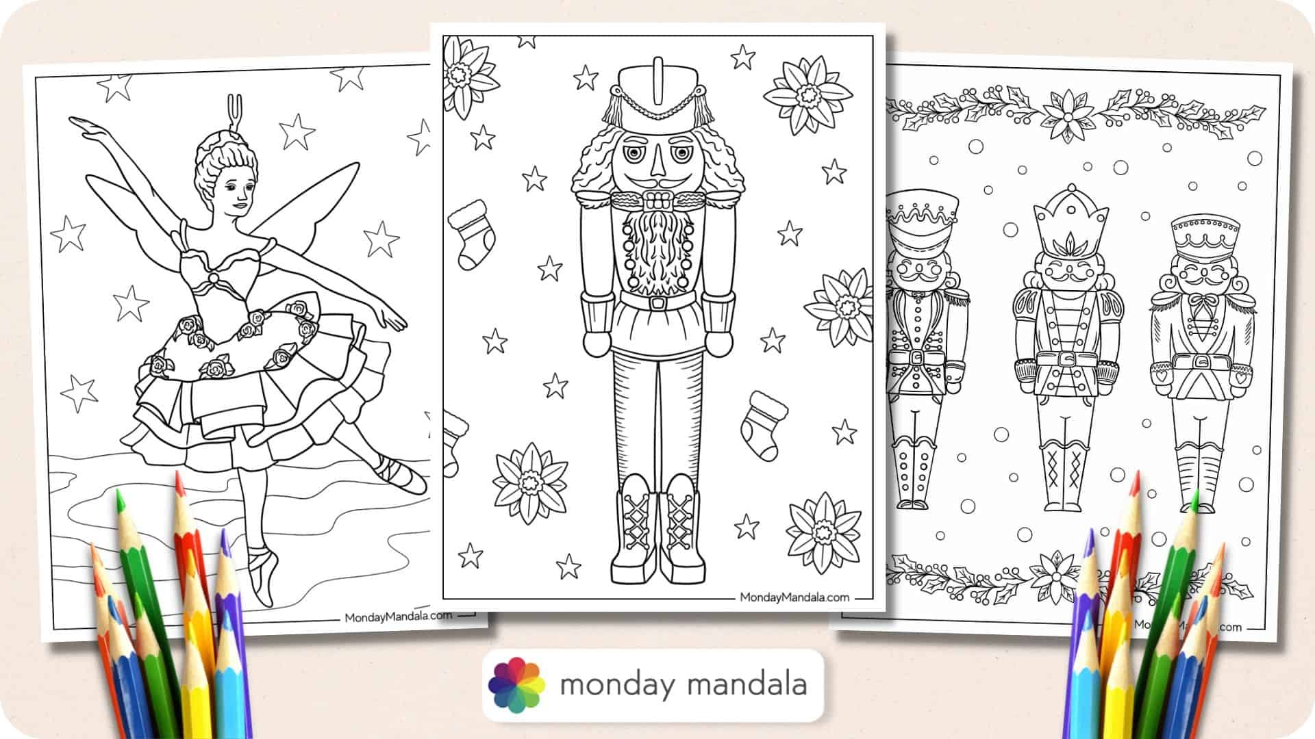 Printable Coloring Pages Nutcracker