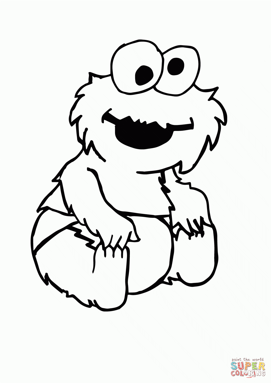 Cookie Monster Coloring Pages