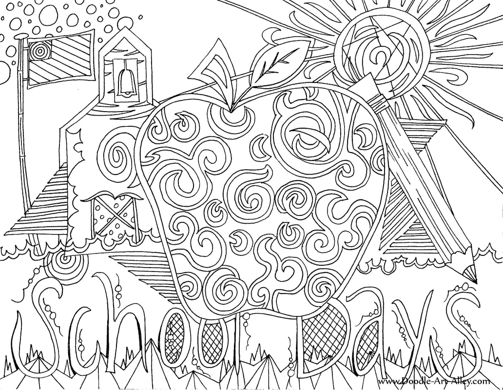 High School Coloring Pages
