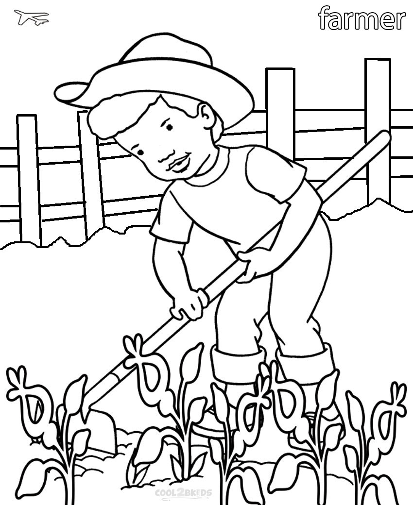 Printable Community Helper Coloring Pages For Kids