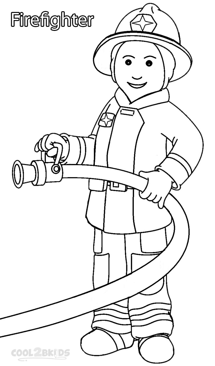 Community Helper Coloring Pages