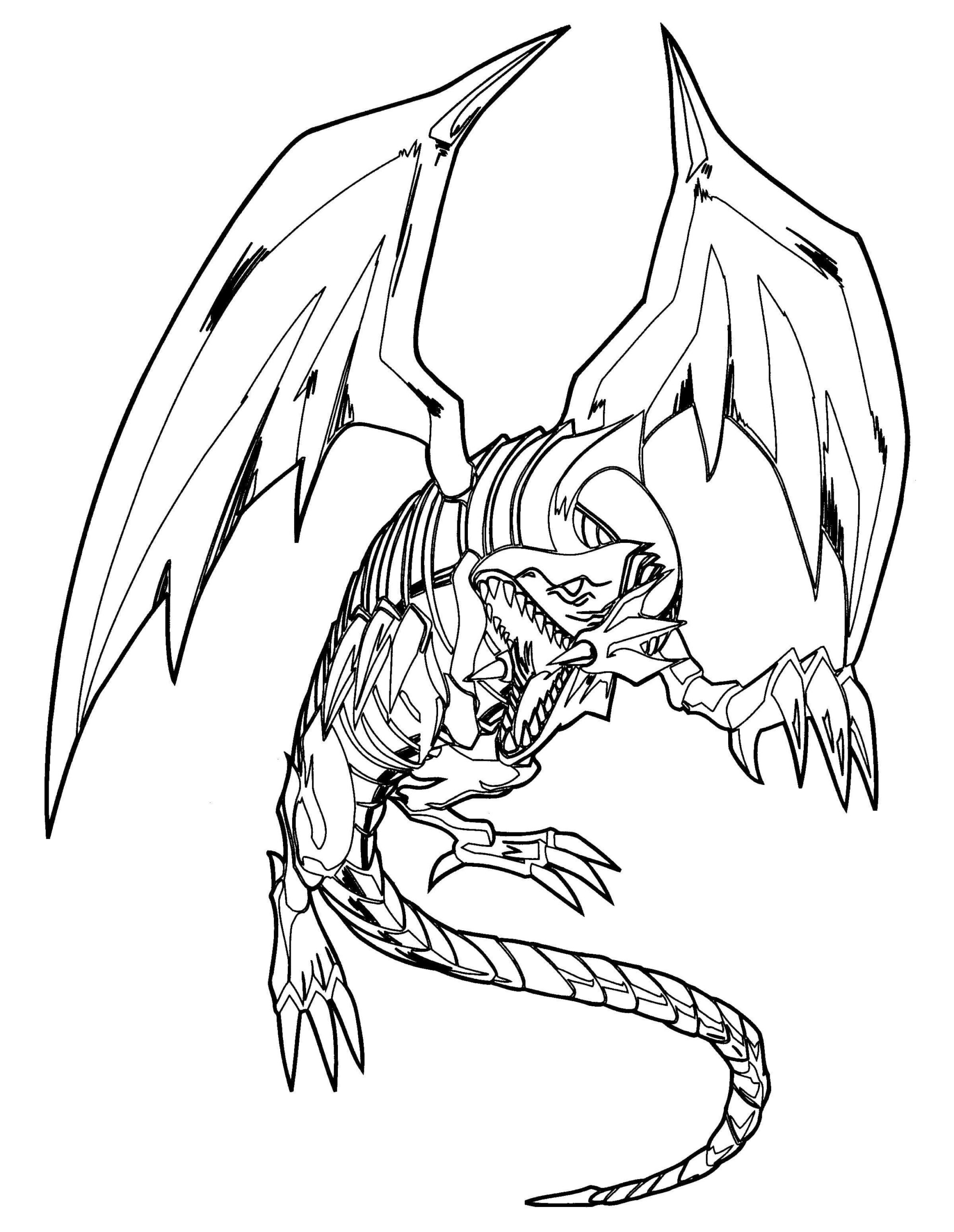 Dragon Eye Coloring Page