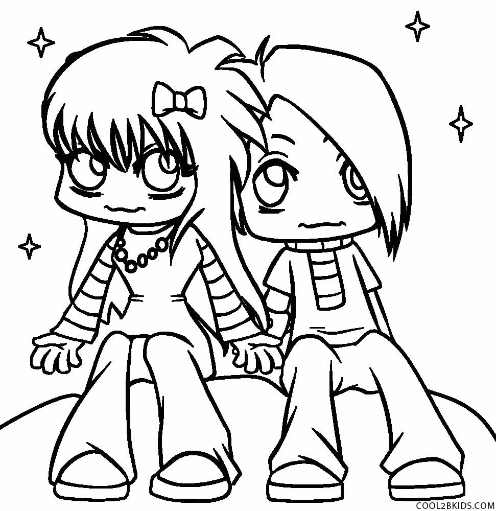 Printable Emo Coloring Pages For Kids Cool2bKids