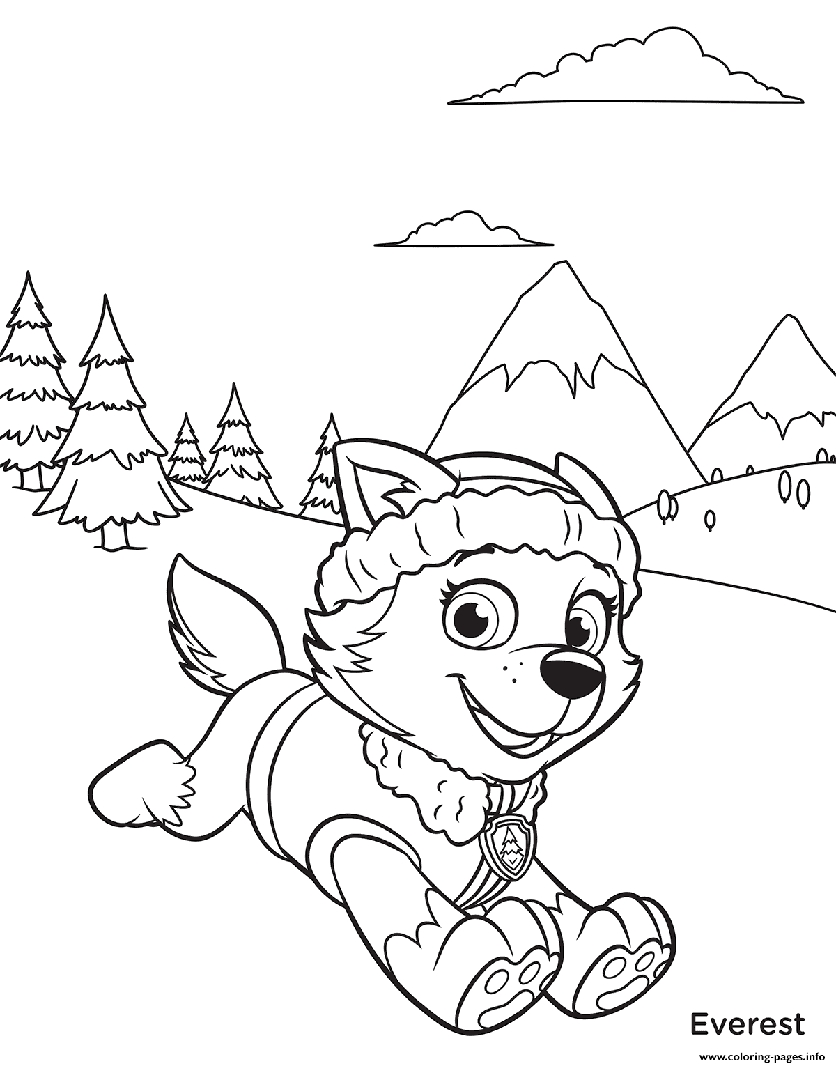 Printable Everest Paw Patrol