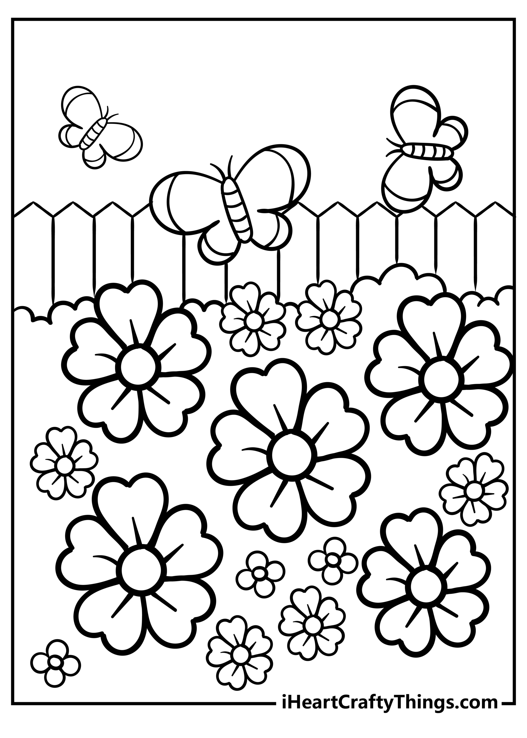Printable Garden Coloring Pages Updated 2023 Artofit