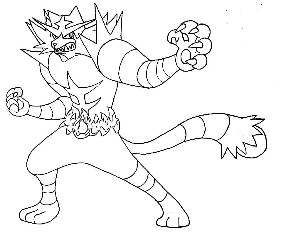 Printable Incineroar Coloring Page Free Printable Coloring Pages For Kids