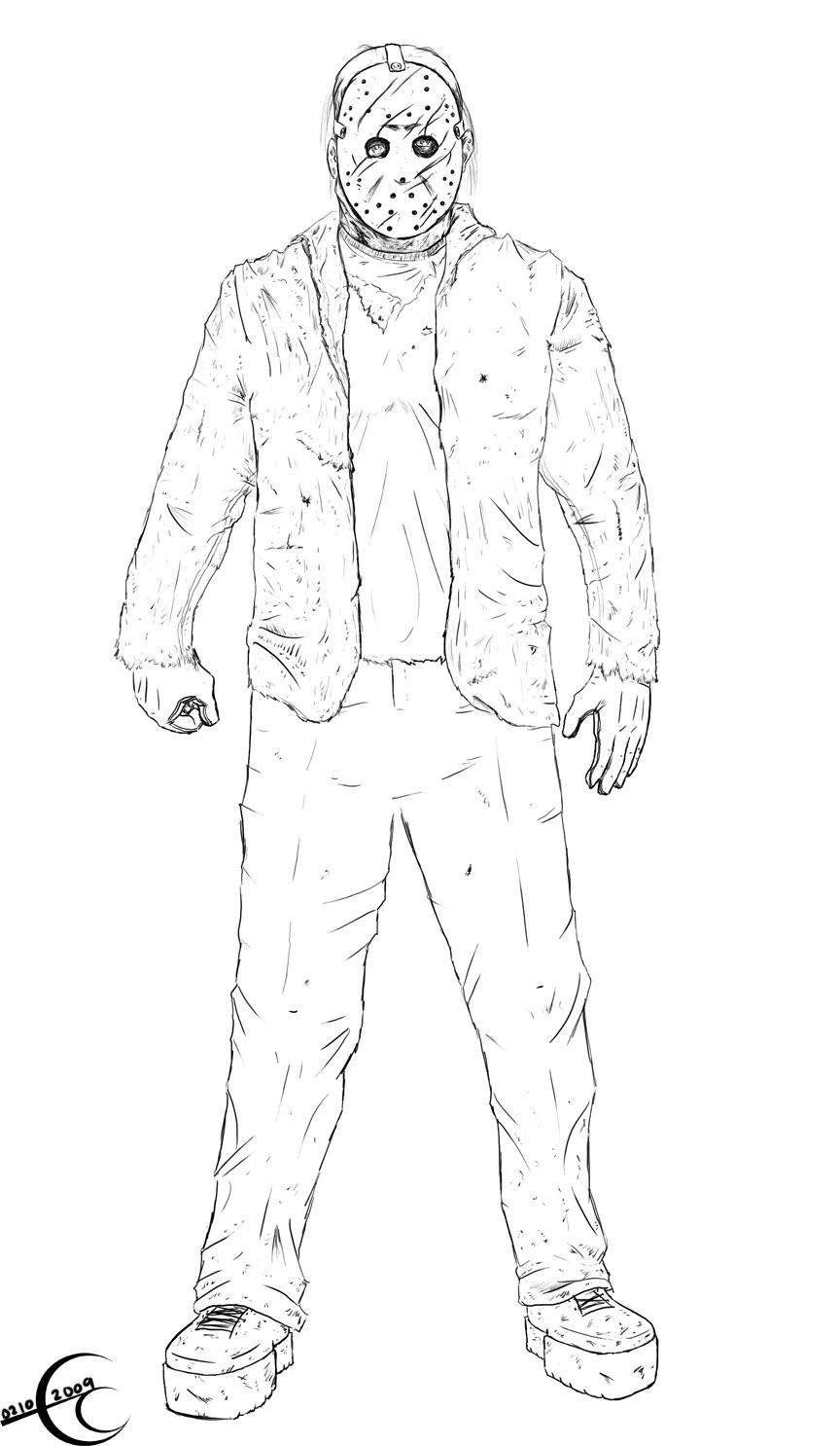 Printable Jason Coloring Pages