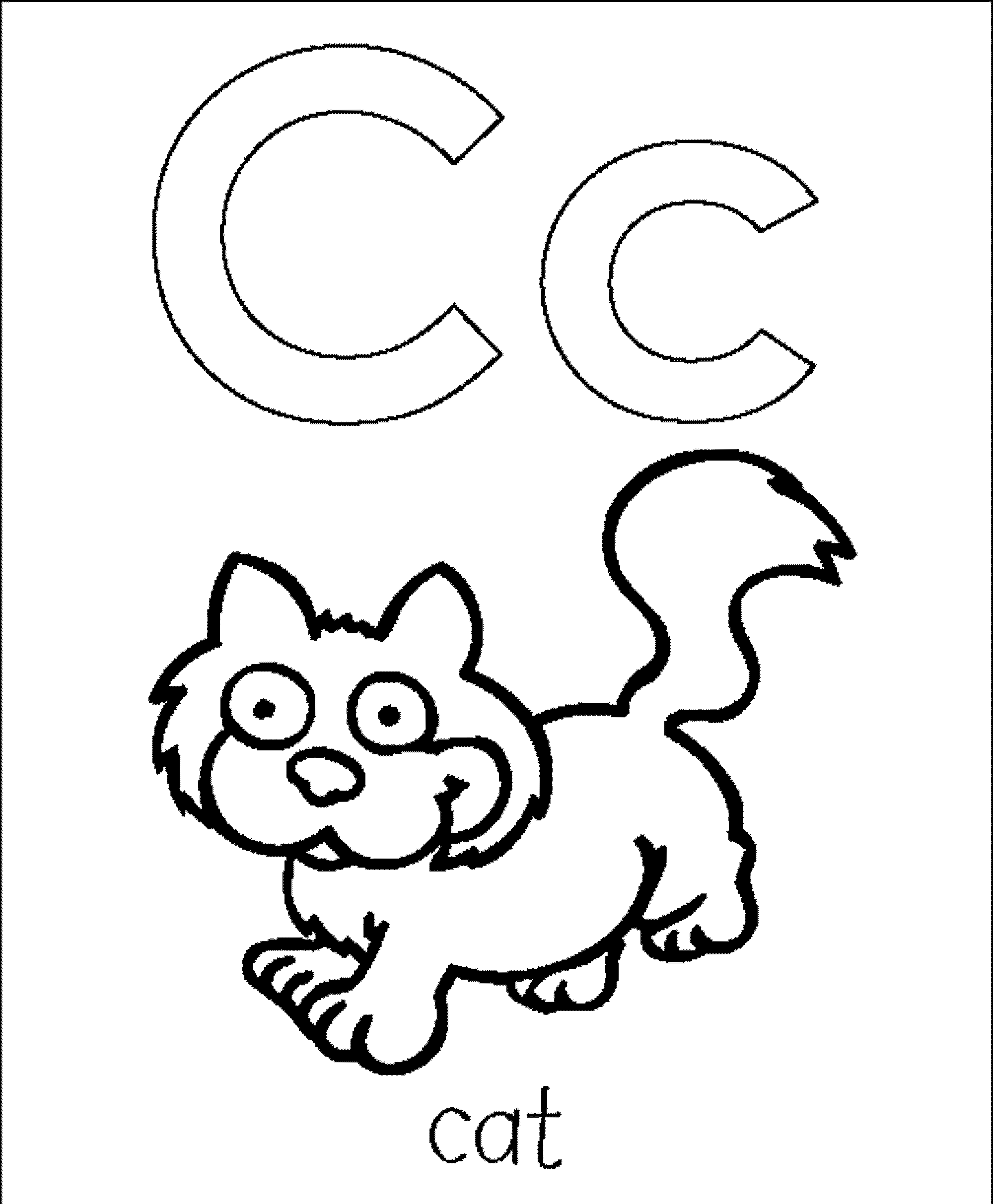 Printable Letter C Coloring Pages Printable Word Searches