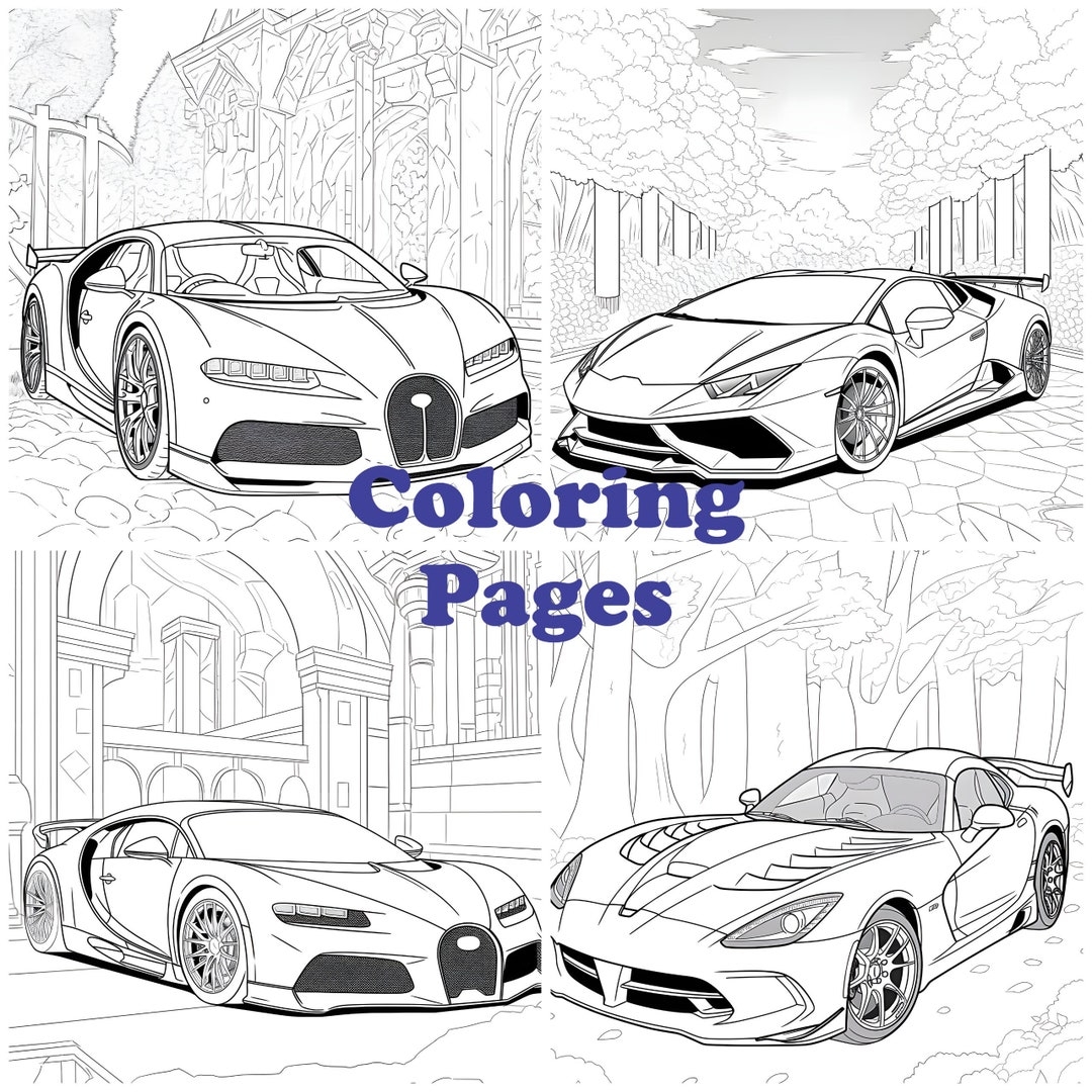 Printable Luxury Car Coloring Pages For Kids And Adults Elite Cars Premium Cars Exotic Cars