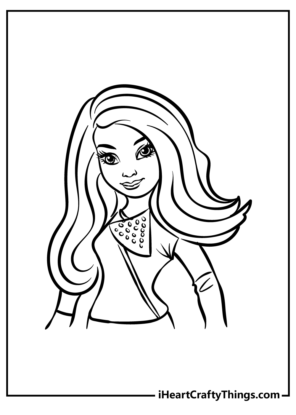 Printable Mal Descendants Coloring Pages Large DarrenilShaw
