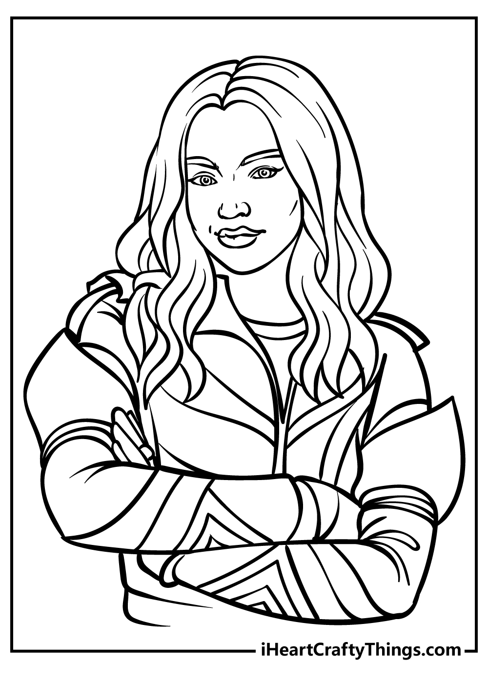 Descendants Mal Coloring Pages