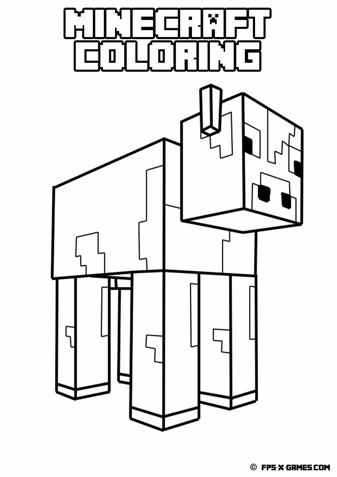 Minecraft Color Pages