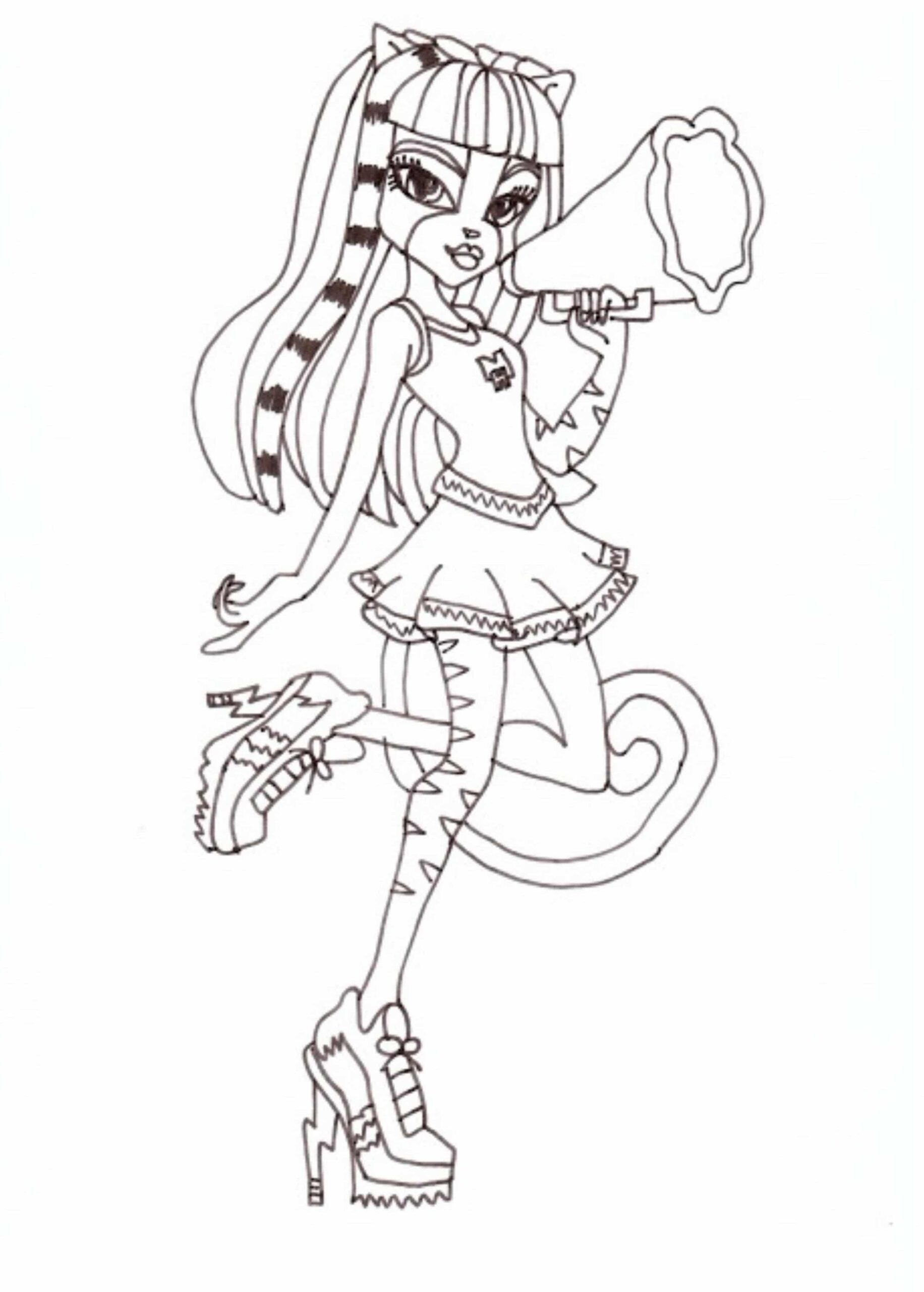 Printable Monster High Coloring Pages Printable Word Searches