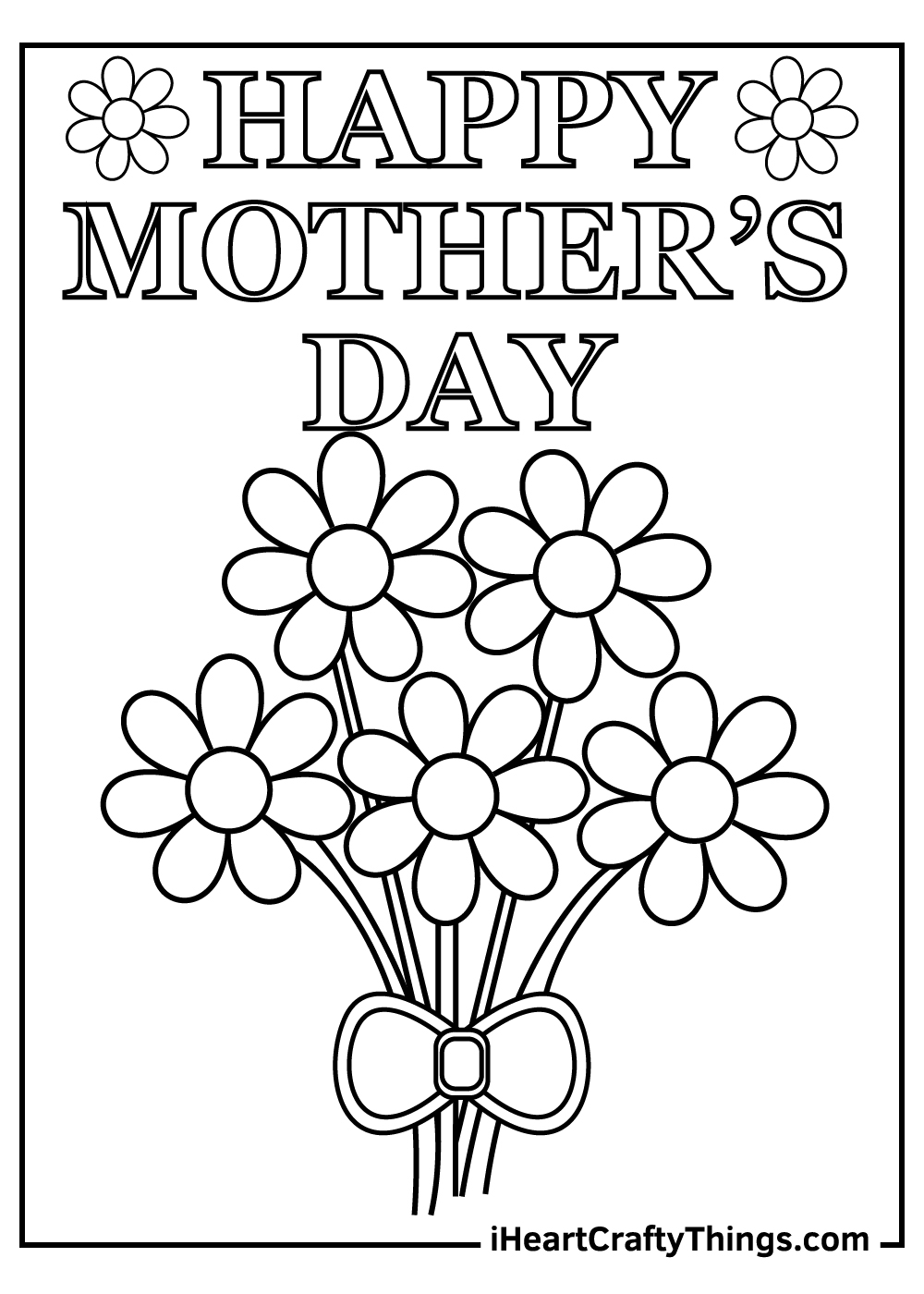 Coloring Pages For Mothers Day