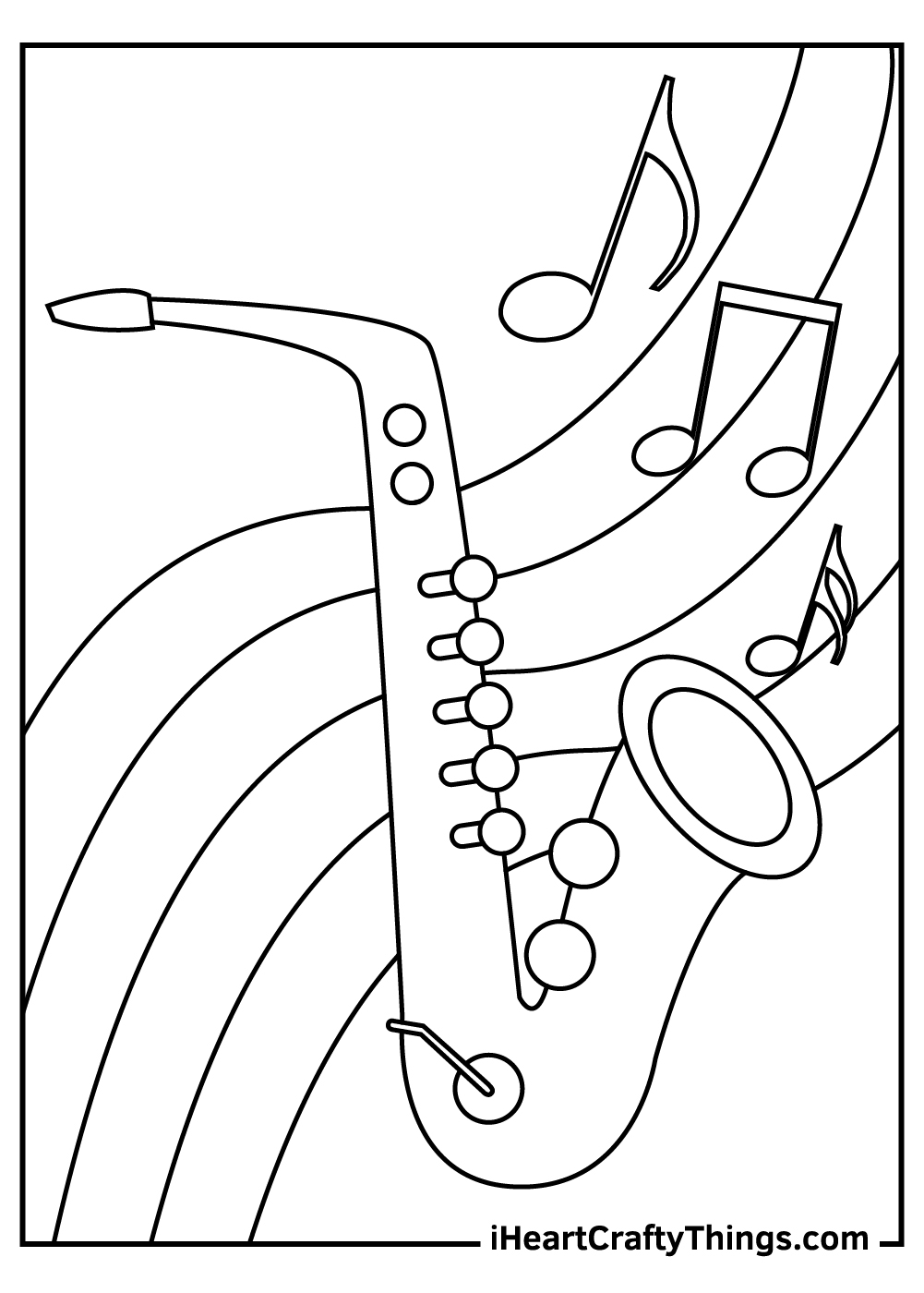 Music Coloring Pages For Kindergarten
