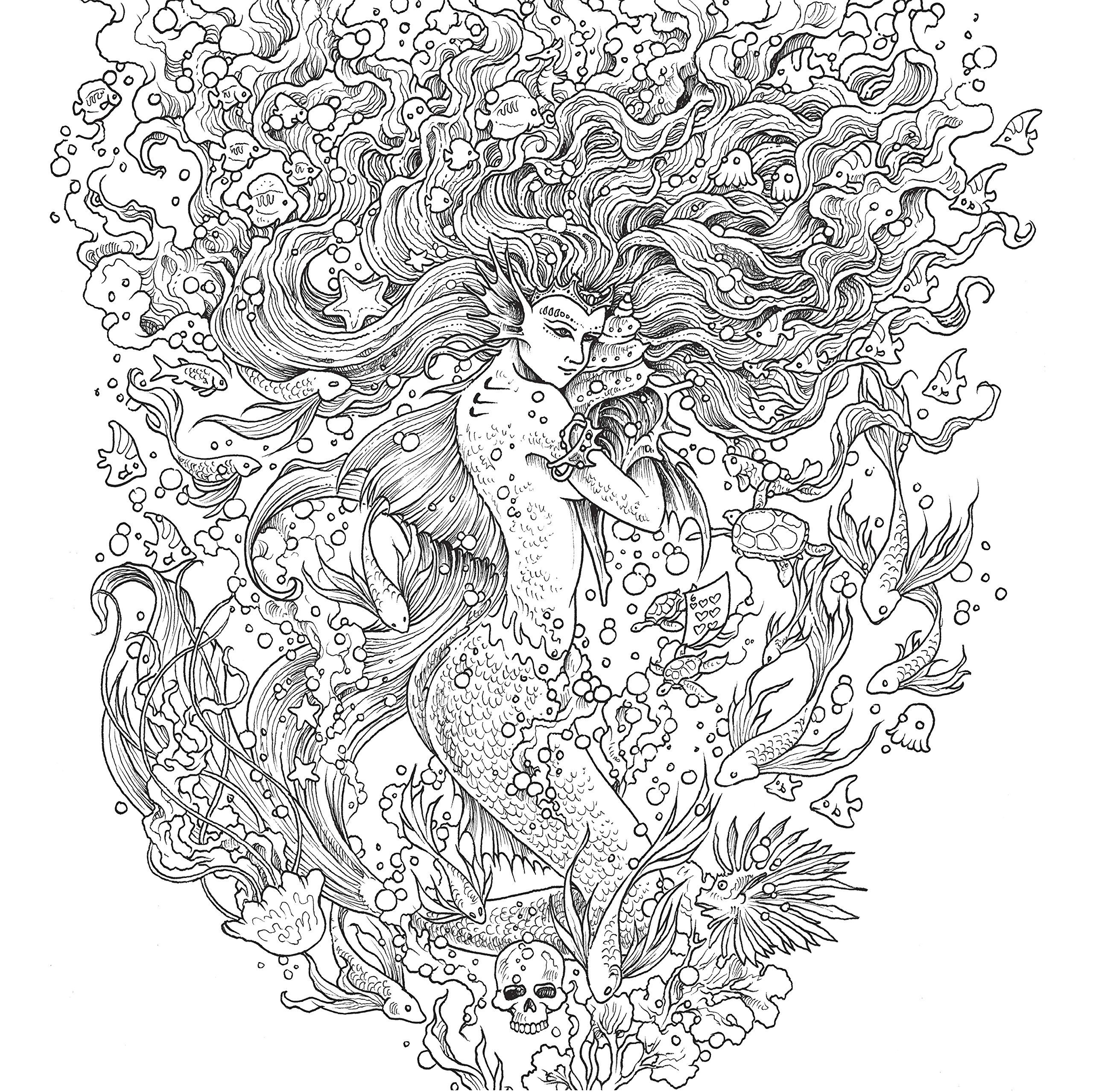 Printable Mythomorphia Coloring Pages Customize And Print