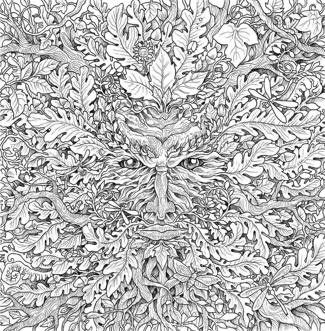 Printable Mythomorphia Coloring Pages