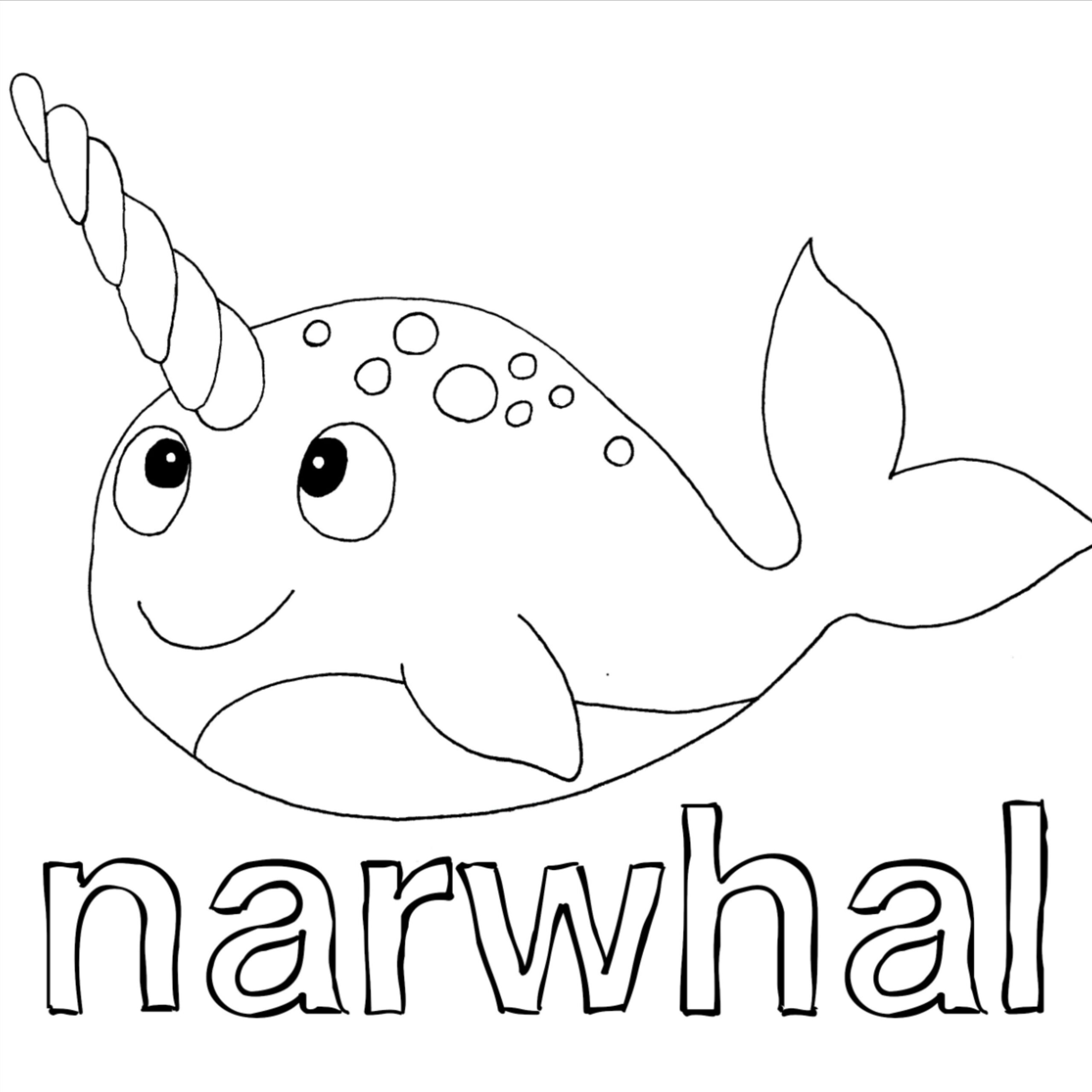 Narwal Coloring Pages