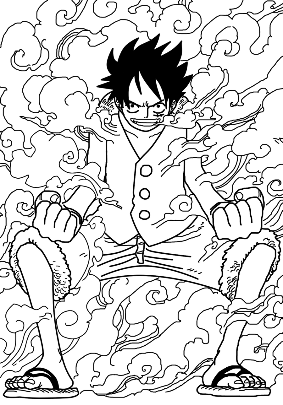Printable One Piece Coloring Pages