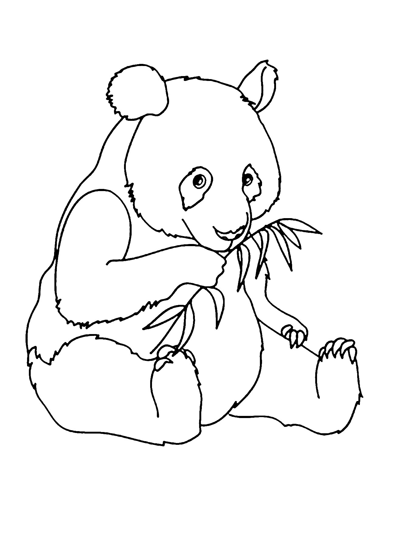 Printable Panda Coloring Page For Kids Panda Coloring Pages For Kids