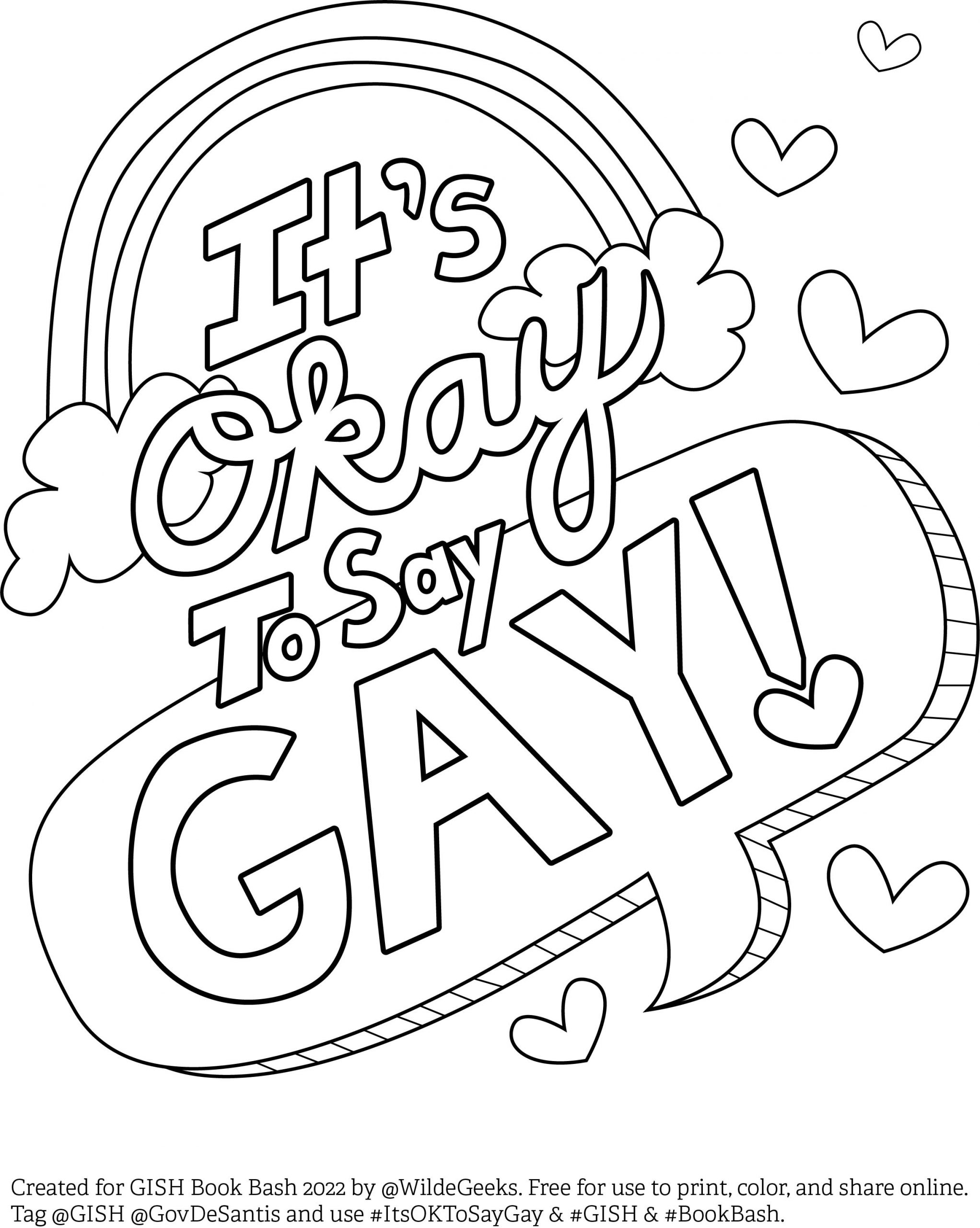 Printable Pride Coloring Pages