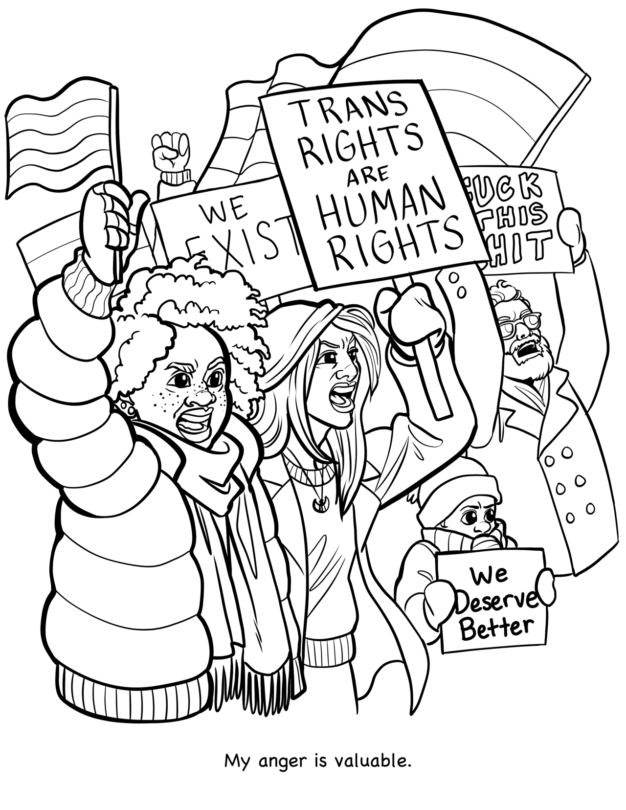 Printable Pride Coloring Pages