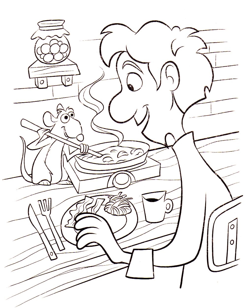 Printable Ratatouille Coloring Page For Kids Ratatouille Coloring Pages For Kids
