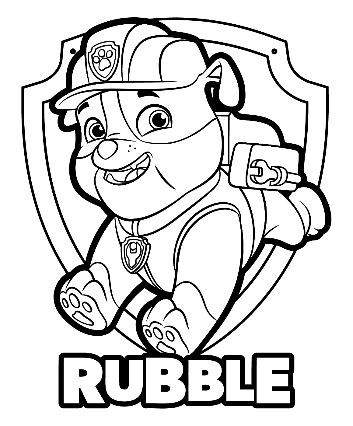Printable Rubble Paw Patrol Printable Templates