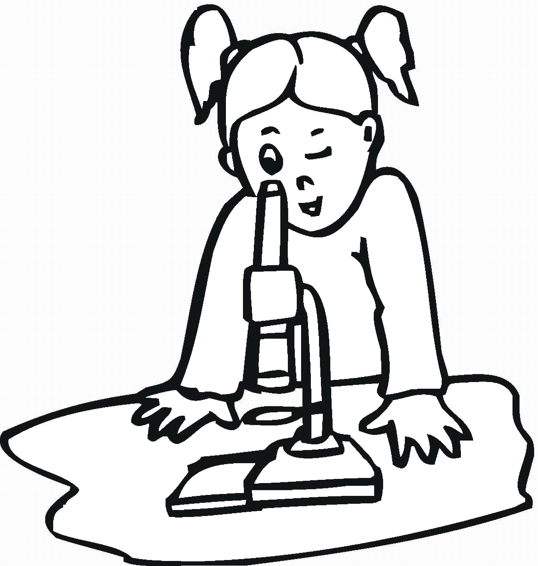 Printable Science Lab Coloring Pages Coloring Home