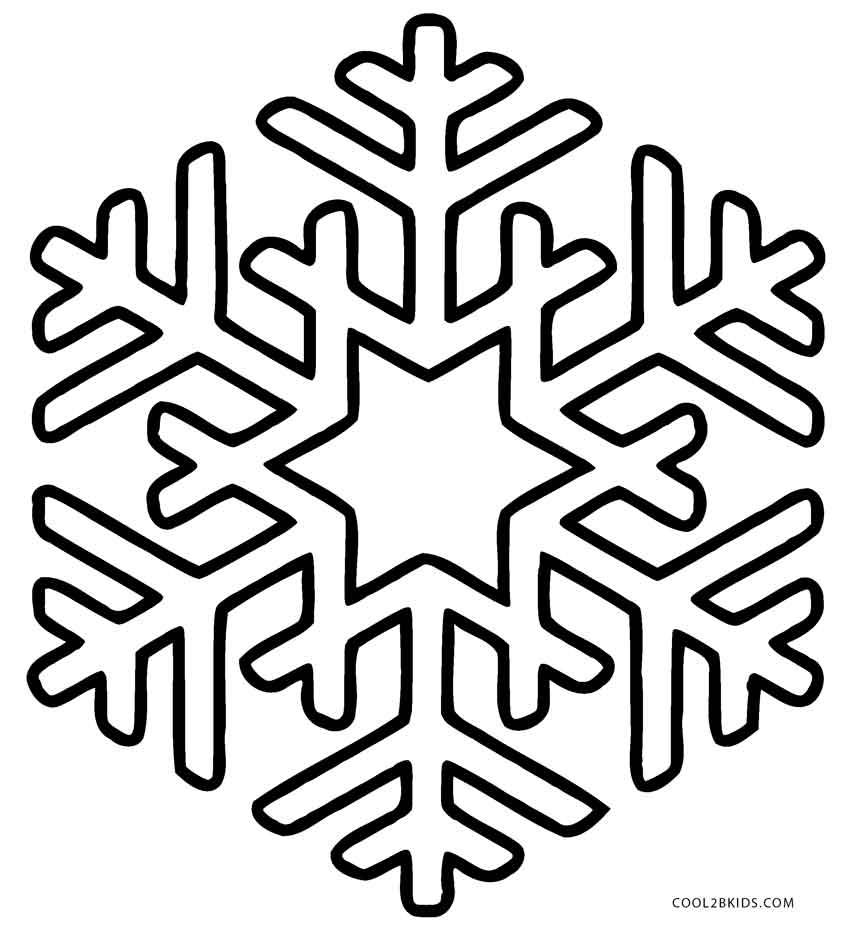 Snowflakes Coloring Pages