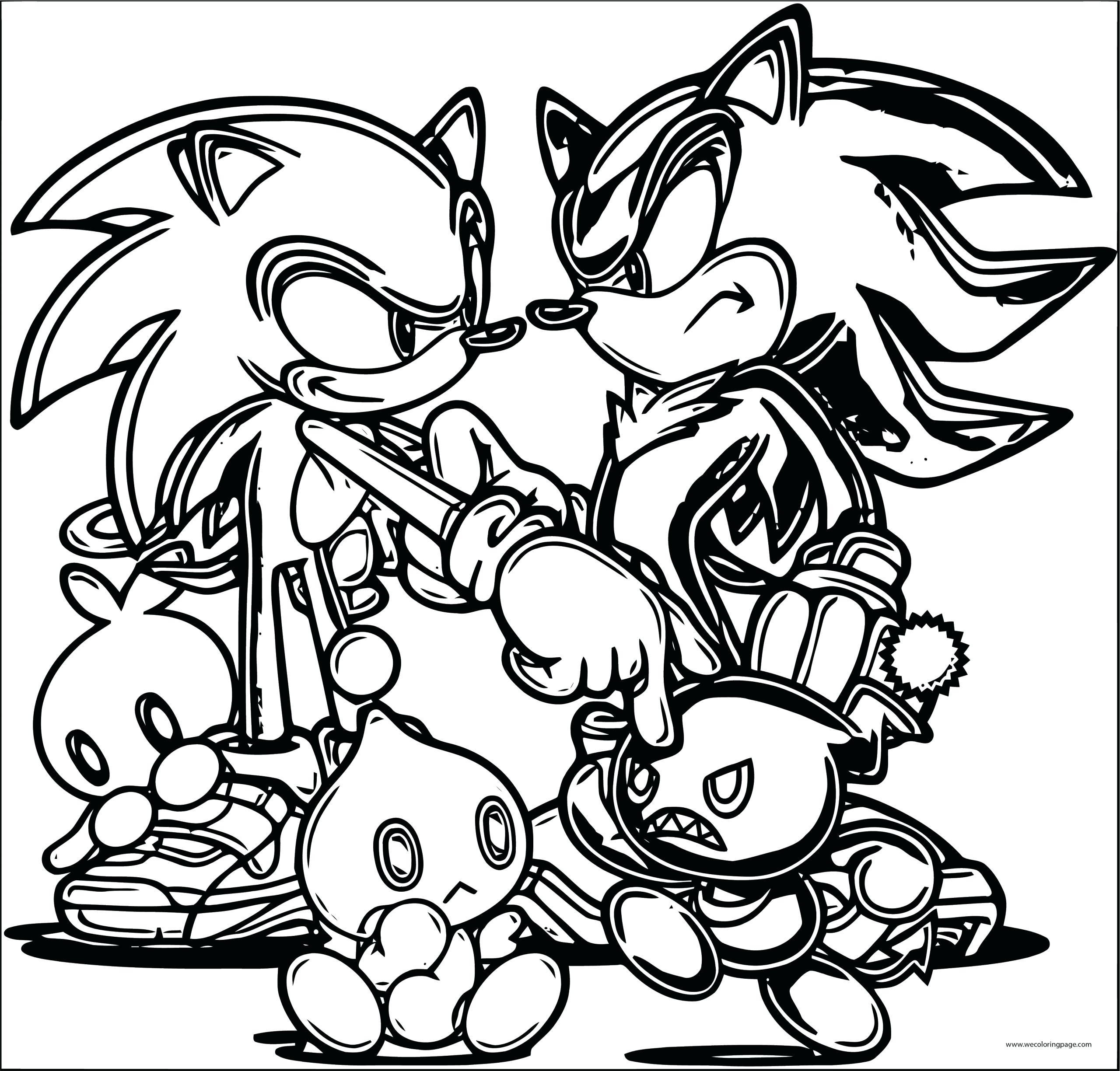 Coloring Pages Sonic