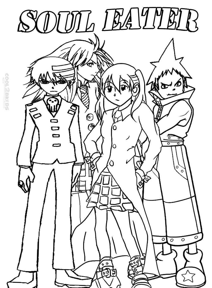 Printable Soul Eater Coloring Pages For Kids Cool2bKids
