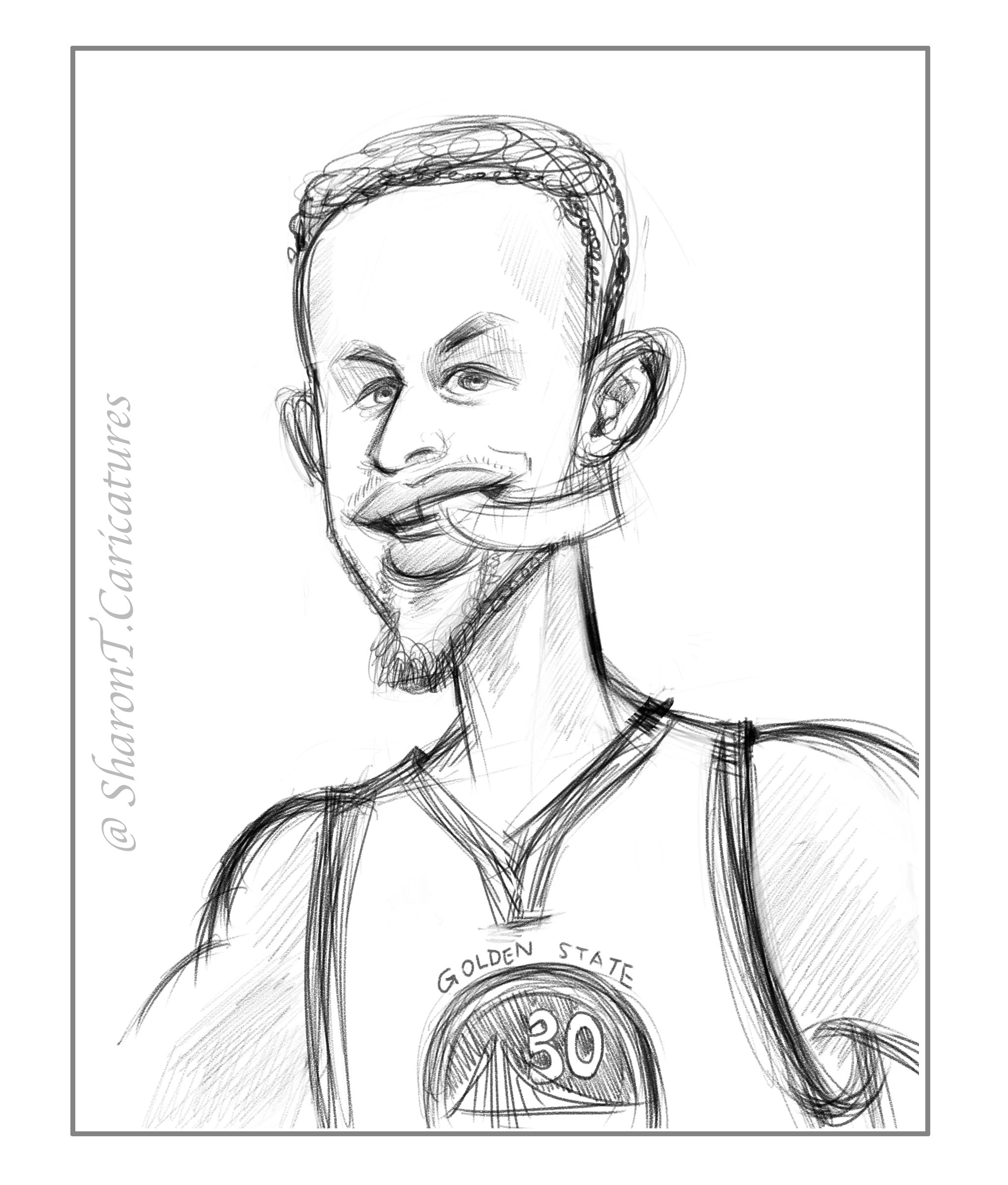 Steph Curry Coloring Pages