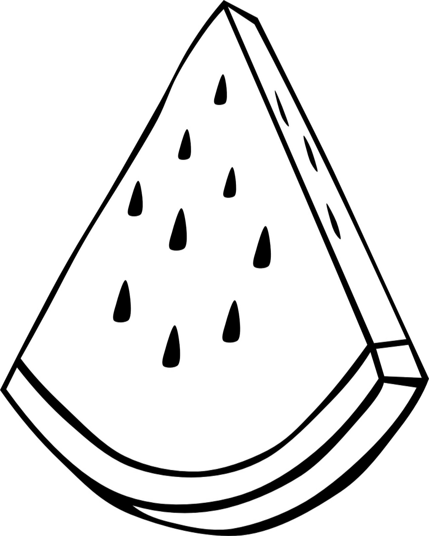 Printable Watermelon Coloring Pages Printable Word Searches