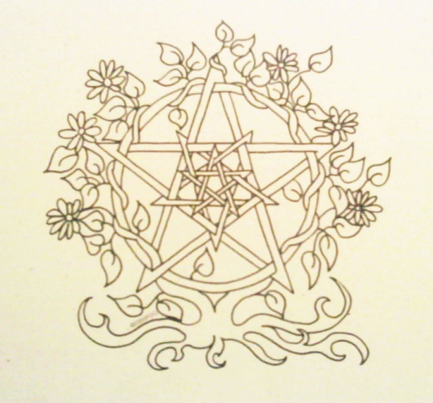 Printable Wiccan Coloring Pages Coloring Home